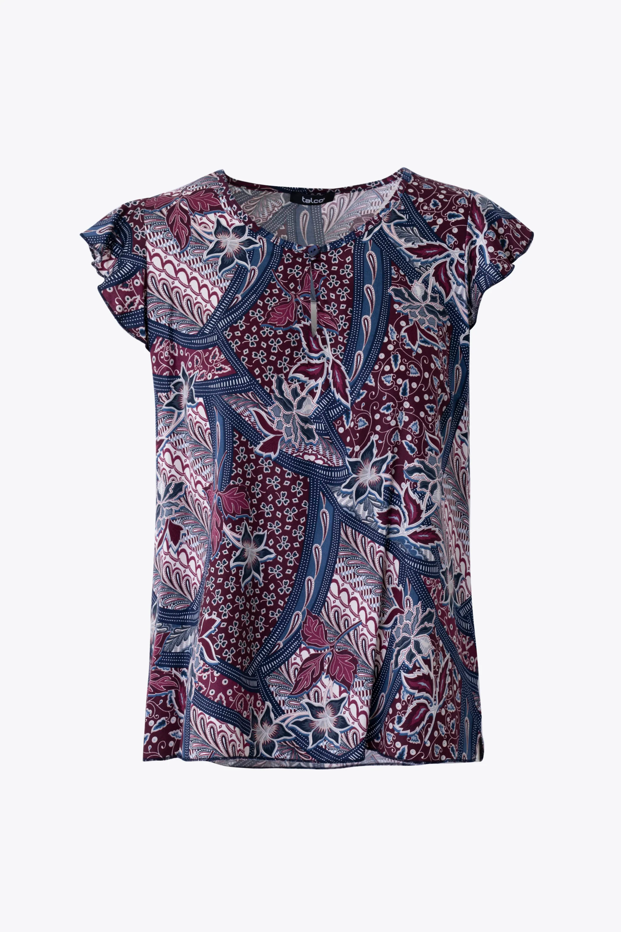 Blusa fantasia batik in viscosa - PE26 - Image 6