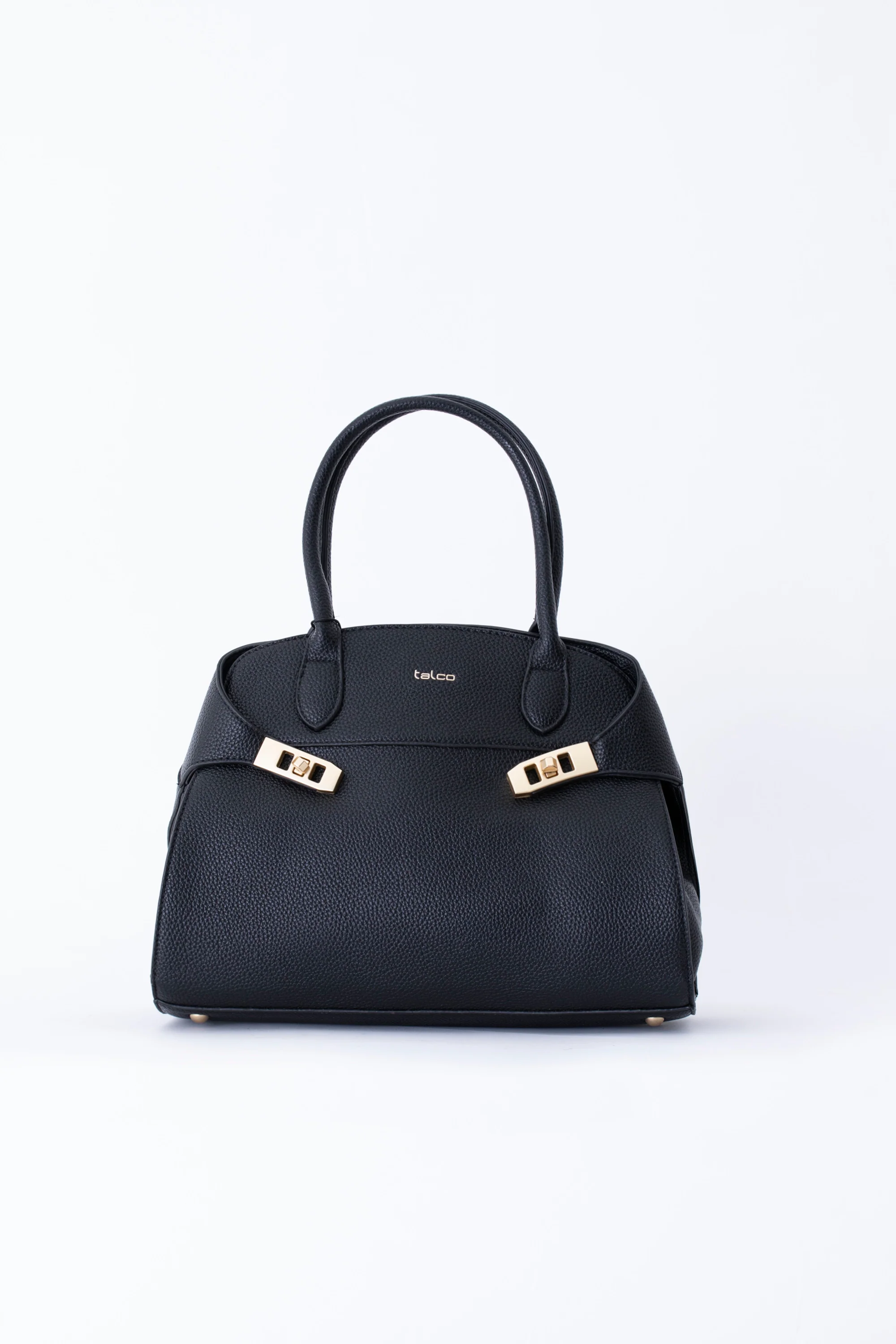 Borsa a mano con fibbie in similpelle - FW26