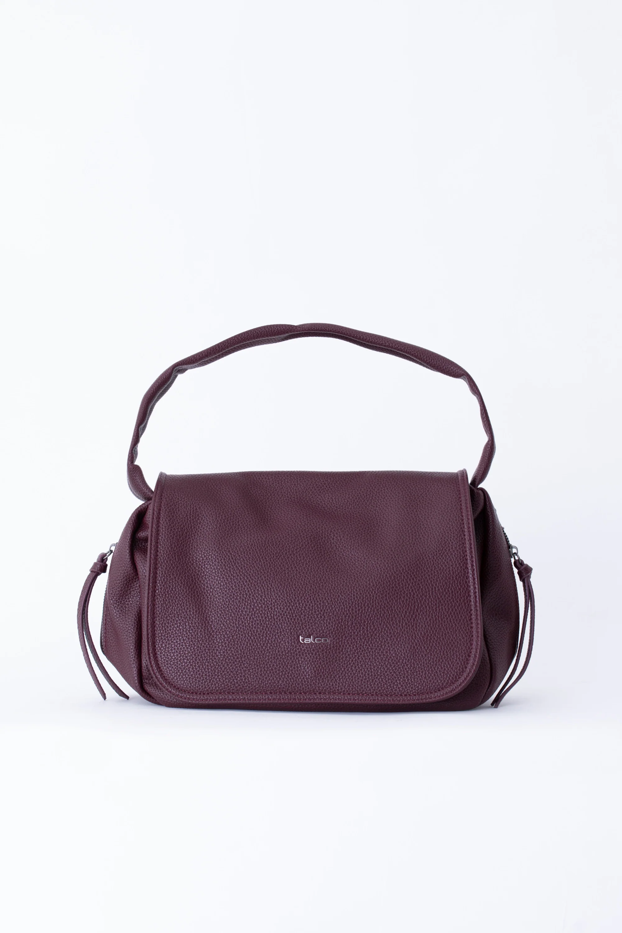 Borsa da spalla con patta in similpelle - FW26