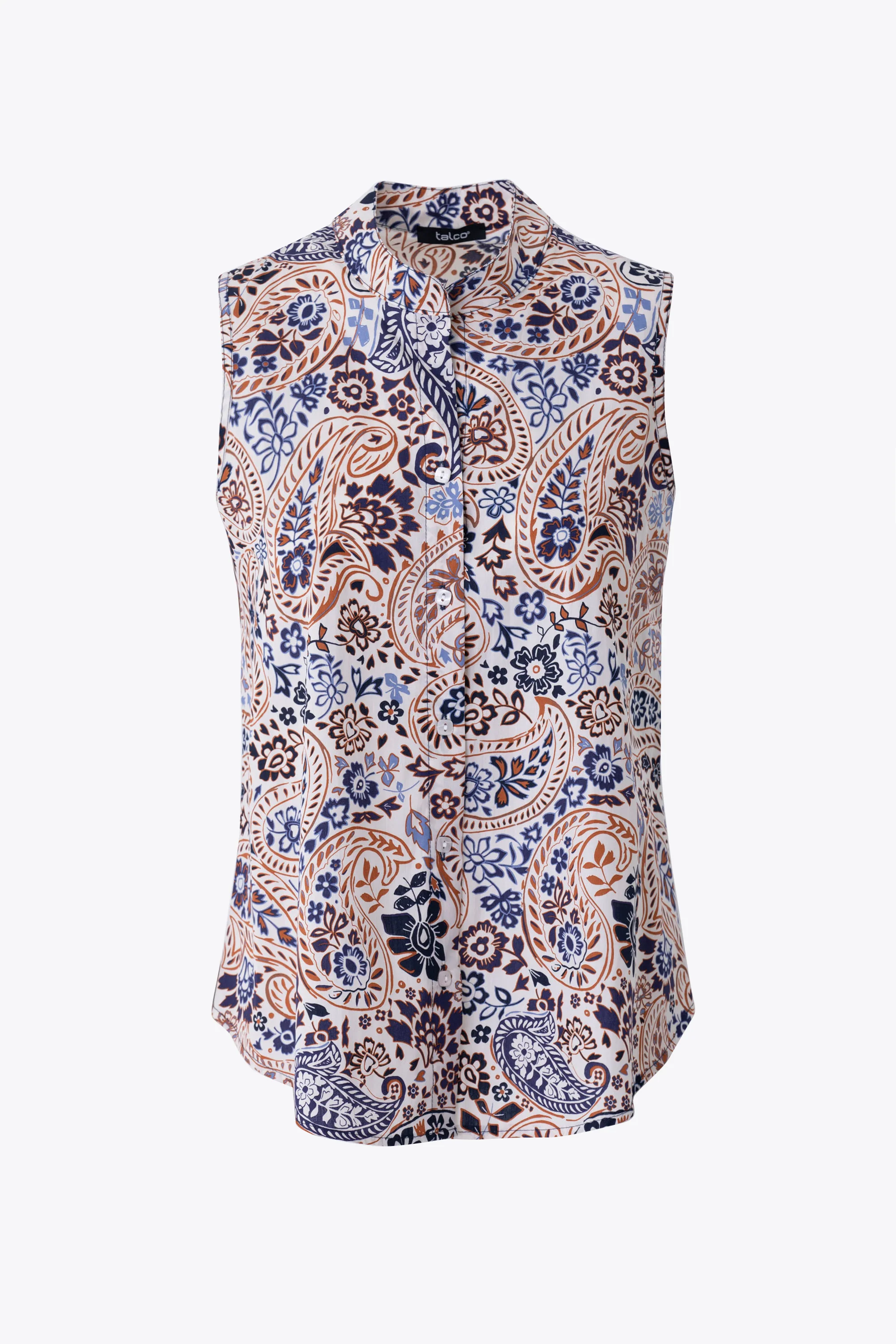 Camicia fantasia cachemire in cotone - PE26 - Image 7