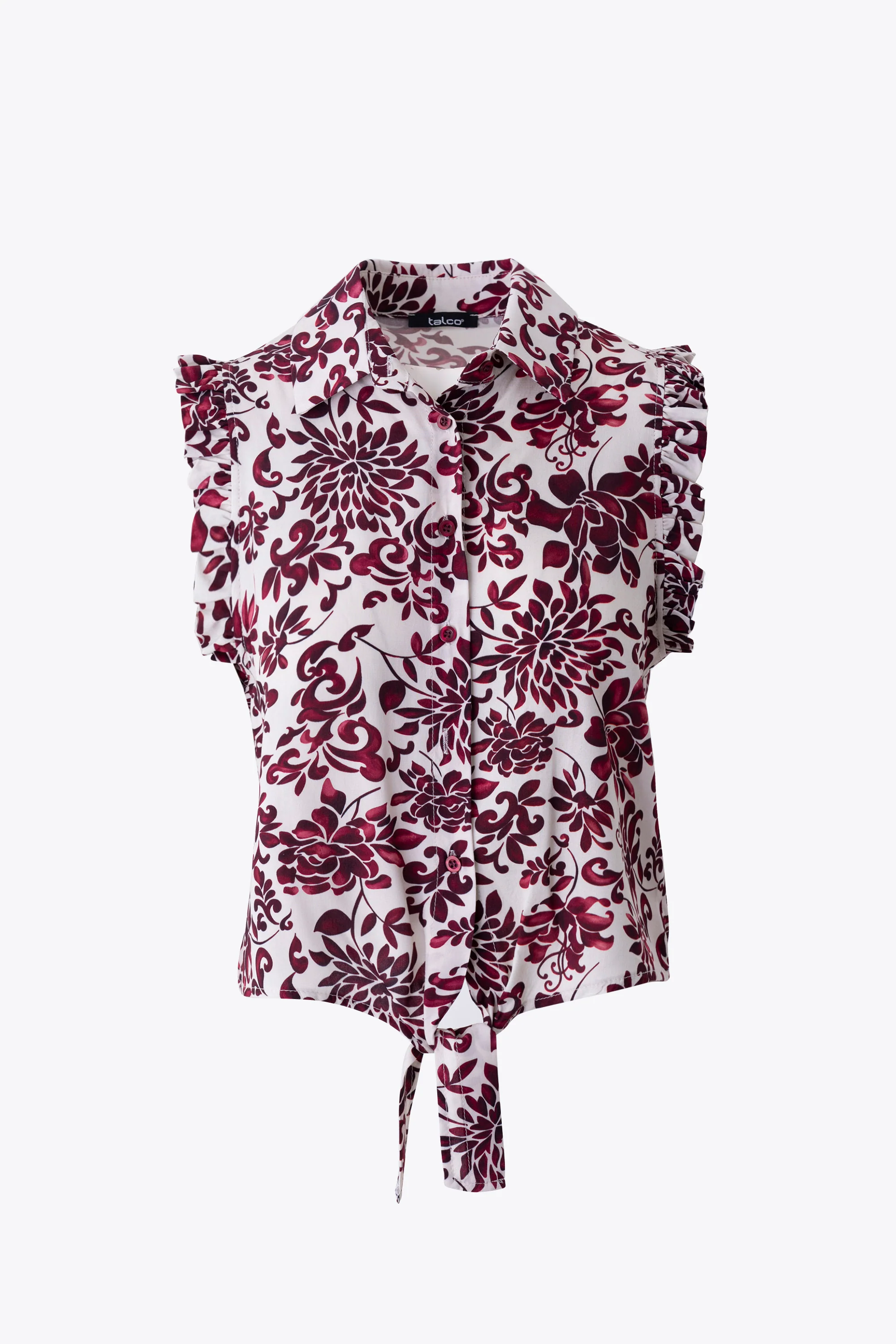 Camicia in viscosa fantasia maxi floreale - PE26 - Image 5