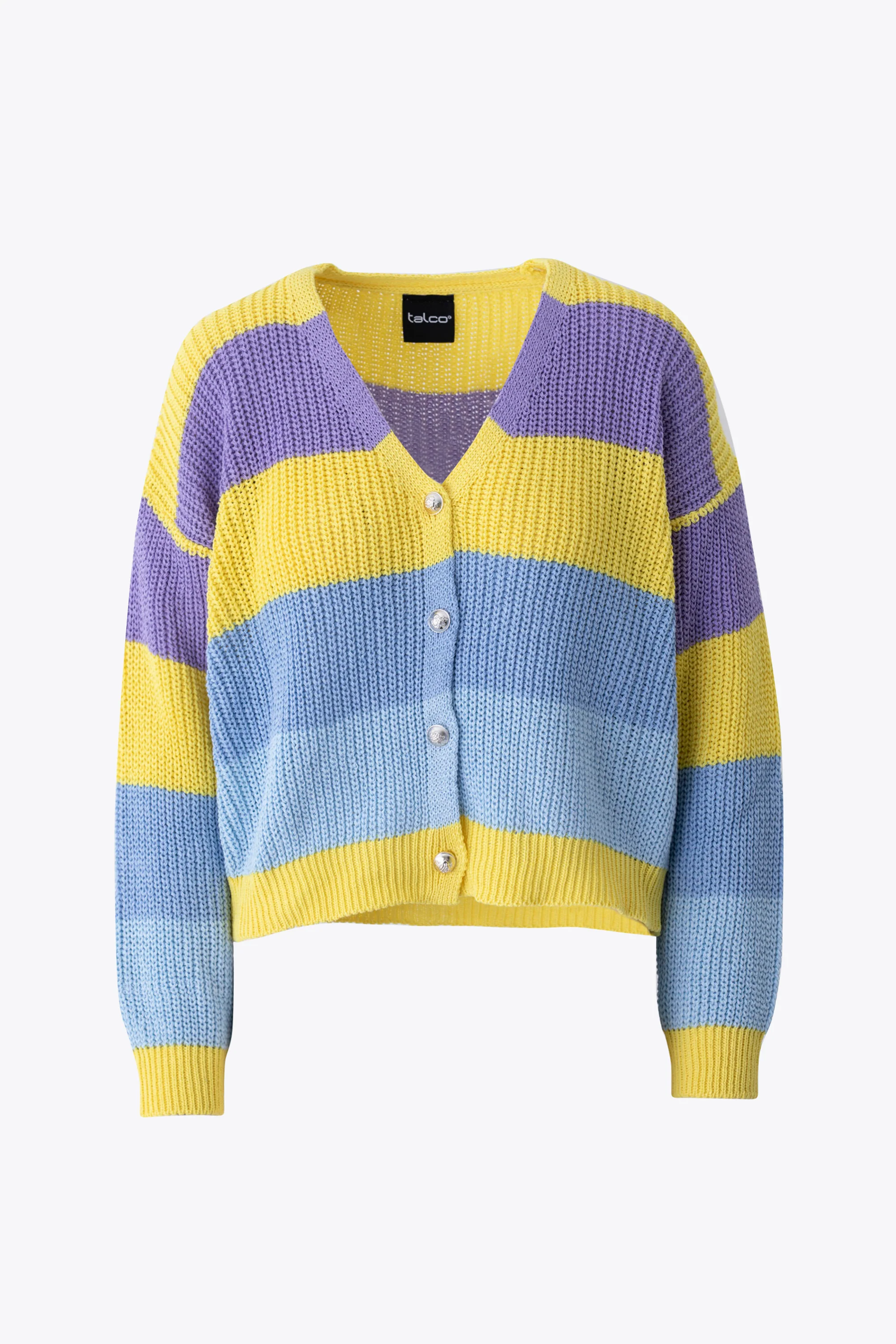 Cardigan in maglia a righe multicolor - PE26 - Image 6