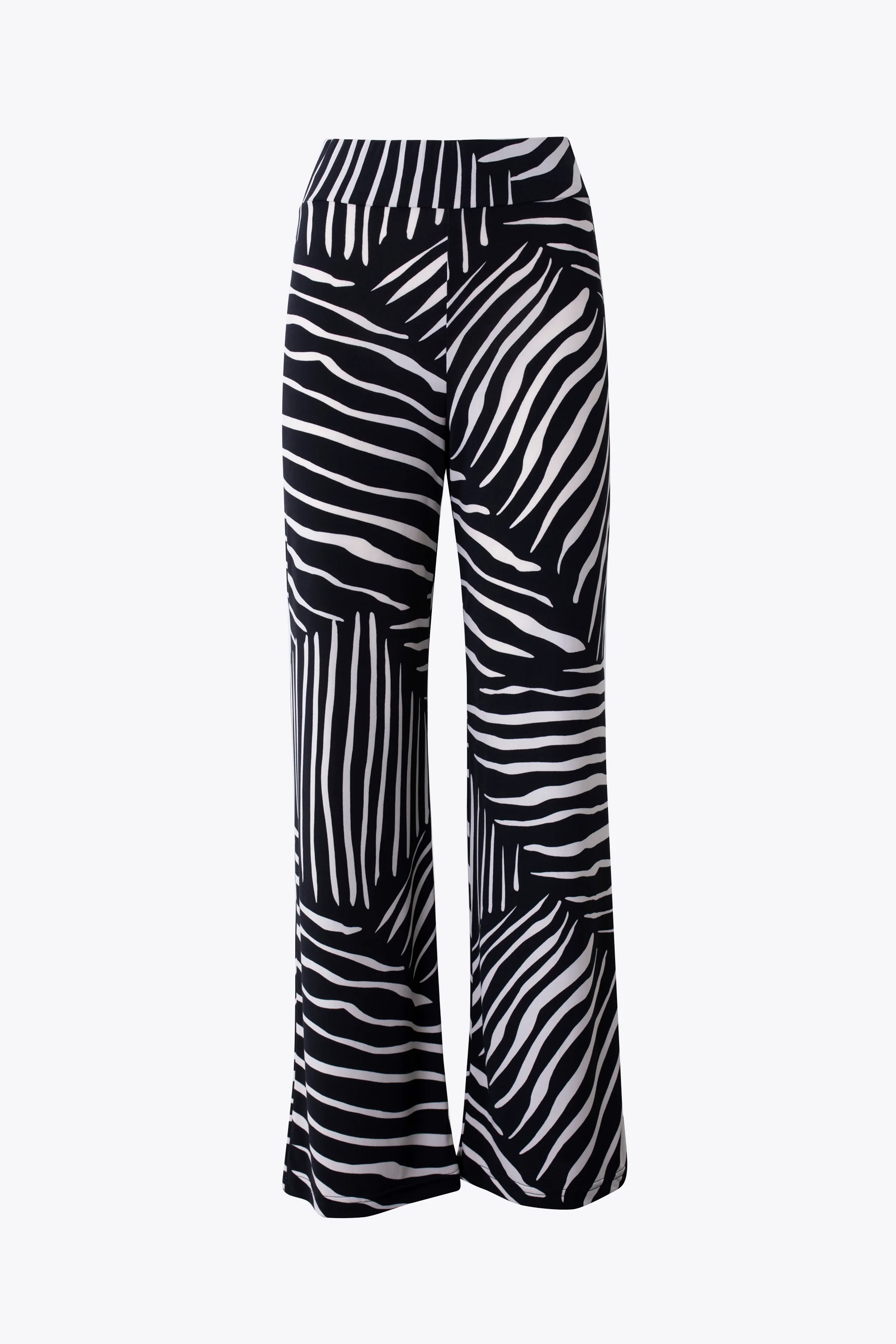 Pantalone palazzo fantasia zembrata in jersey elasticizzato - PE26 - Image 6