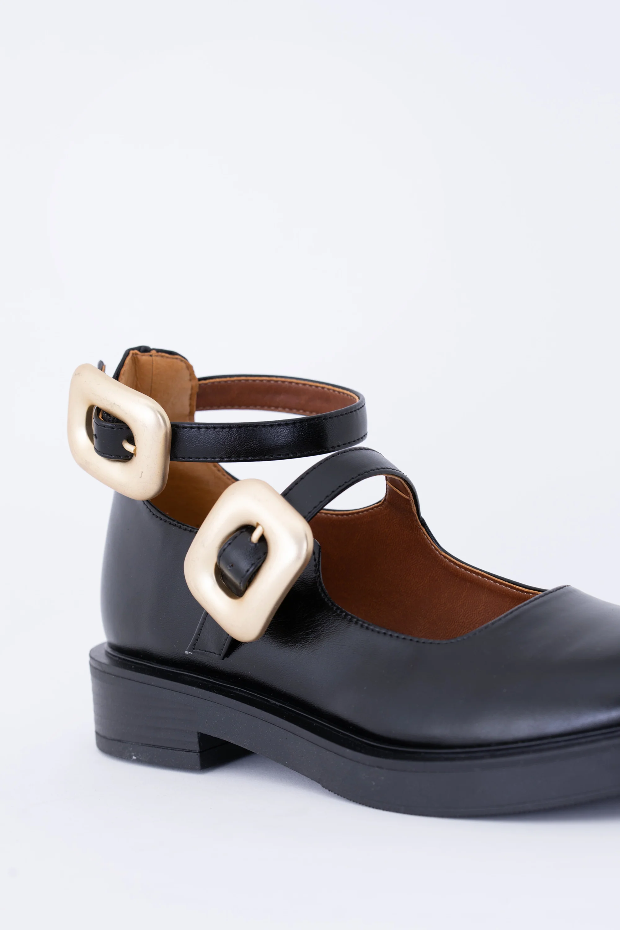 Scarpa Mary Jane bassa con doppia fibbia - FW25 - Image 5